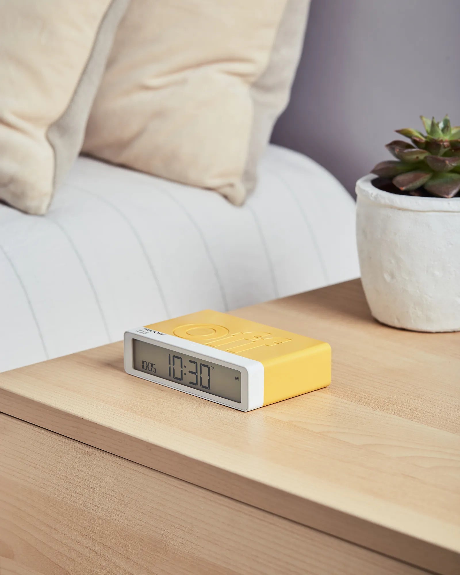 Réveil LCD réversible Lexon Flip+ MIMOSA à personnaliser - 7