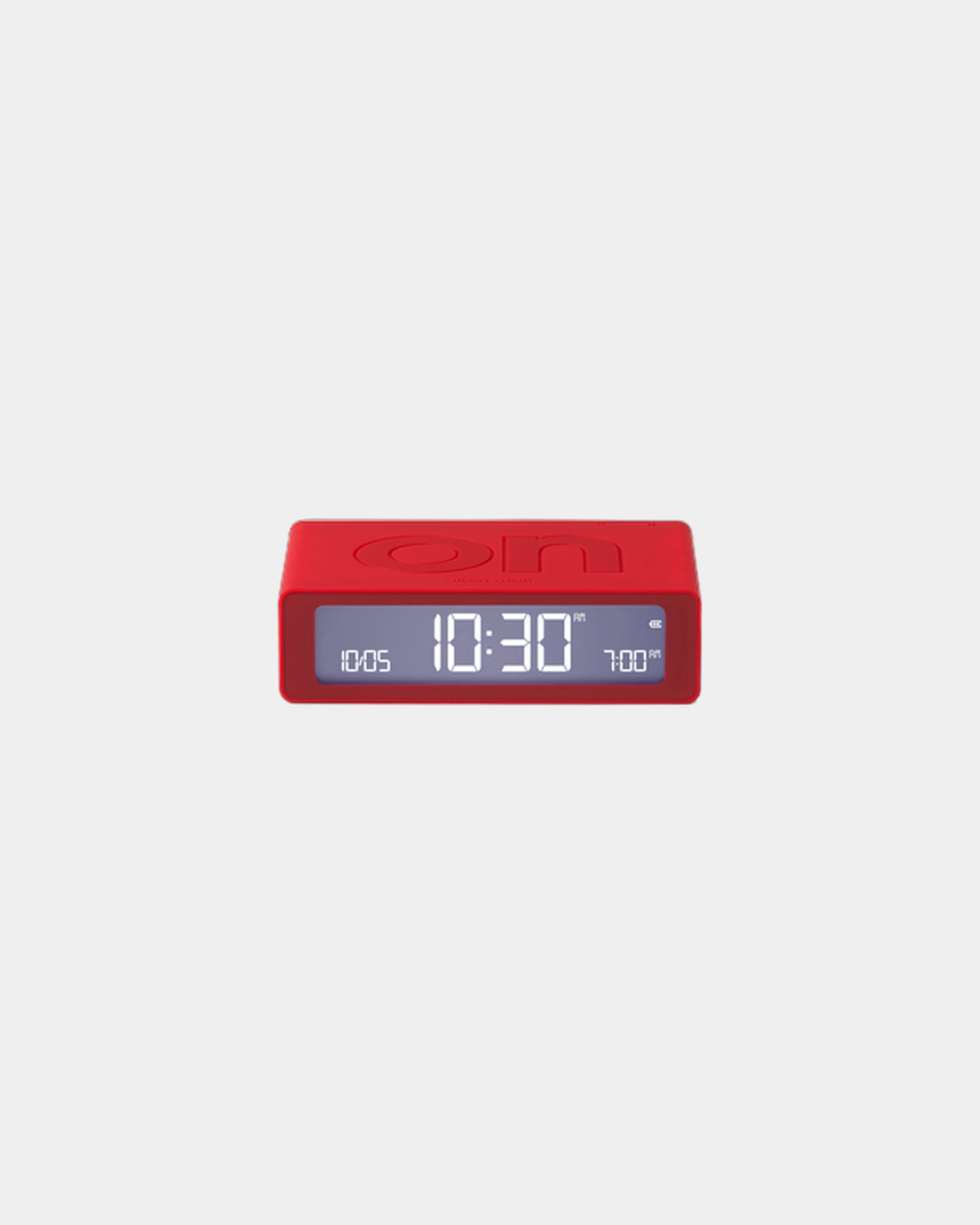 Réveil LCD réversible Lexon Flip Mini à personnaliser - Red