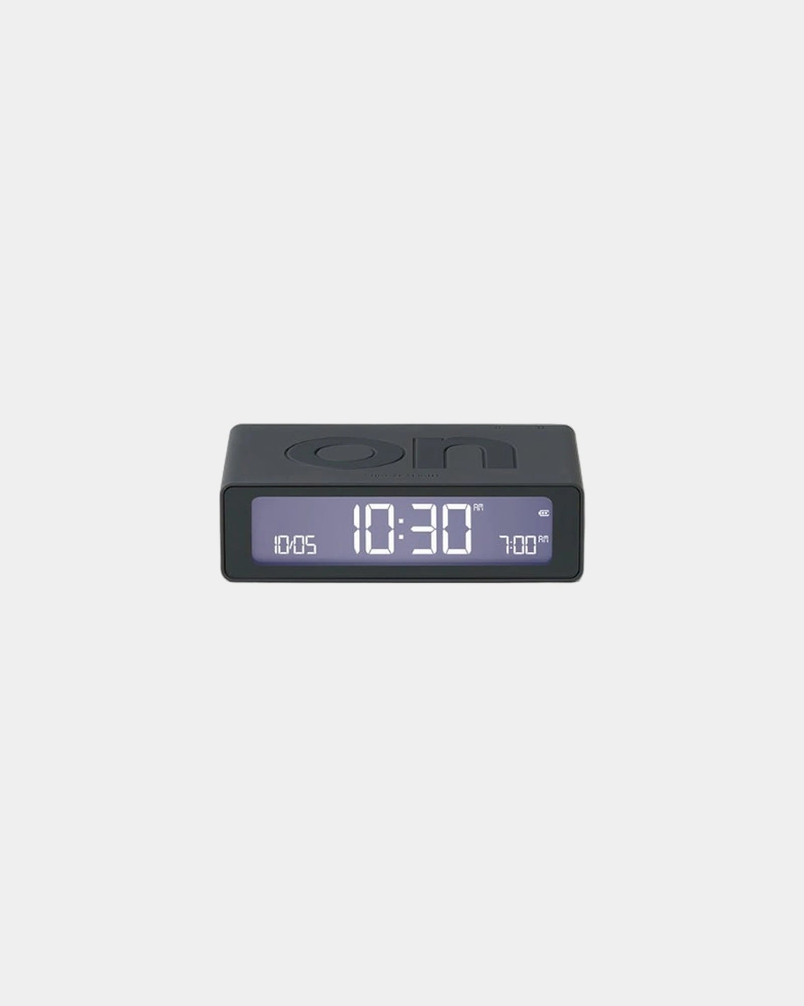 Réveil LCD réversible Lexon Flip Mini à personnaliser - Dark Grey