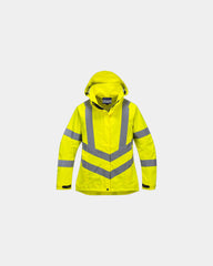 Parka femme respirante Hi-Vis à personnaliser - Jaune