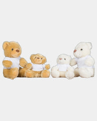 Peluche ours en t-shirt coton à personnaliser - 1