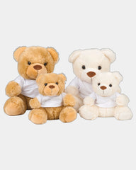 Peluche ours en t-shirt coton à personnaliser - 3