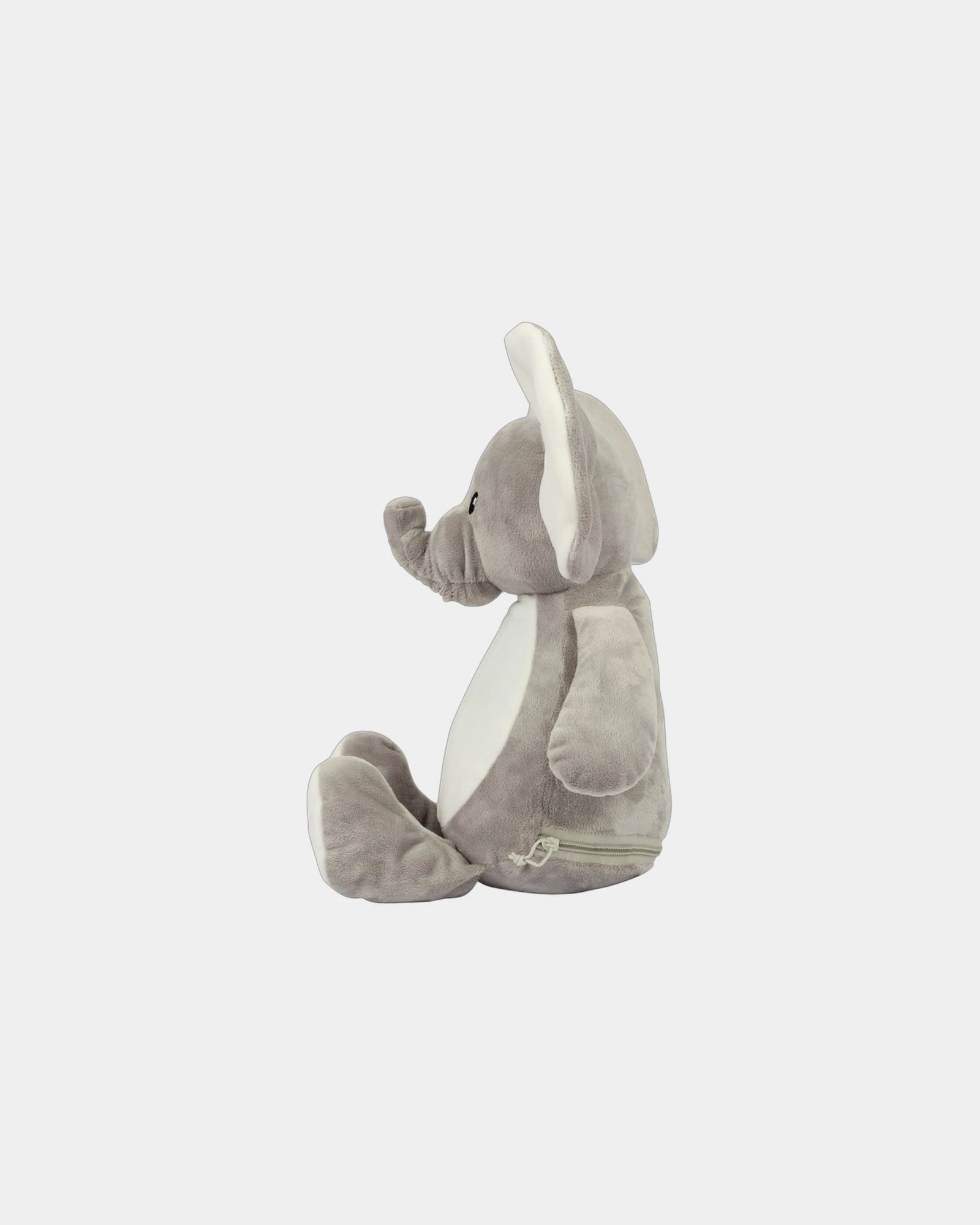 Peluche éléphant zippée à broder à personnaliser - 2
