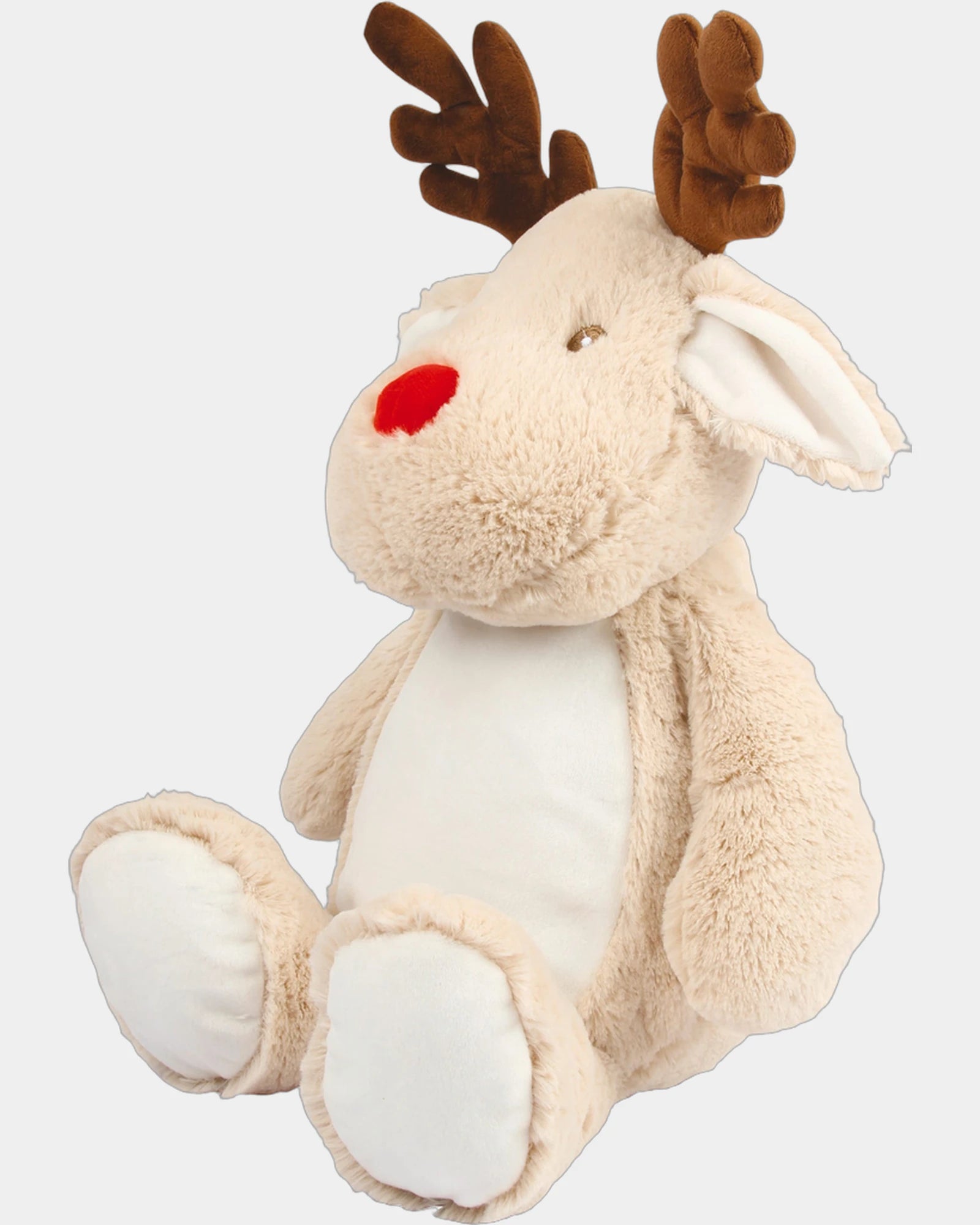 Peluche zippée Renne 46 cm à personnaliser - 1