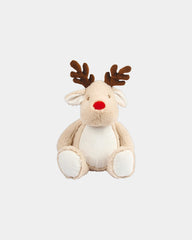 Peluche zippée Renne 46 cm à personnaliser - Light Brown