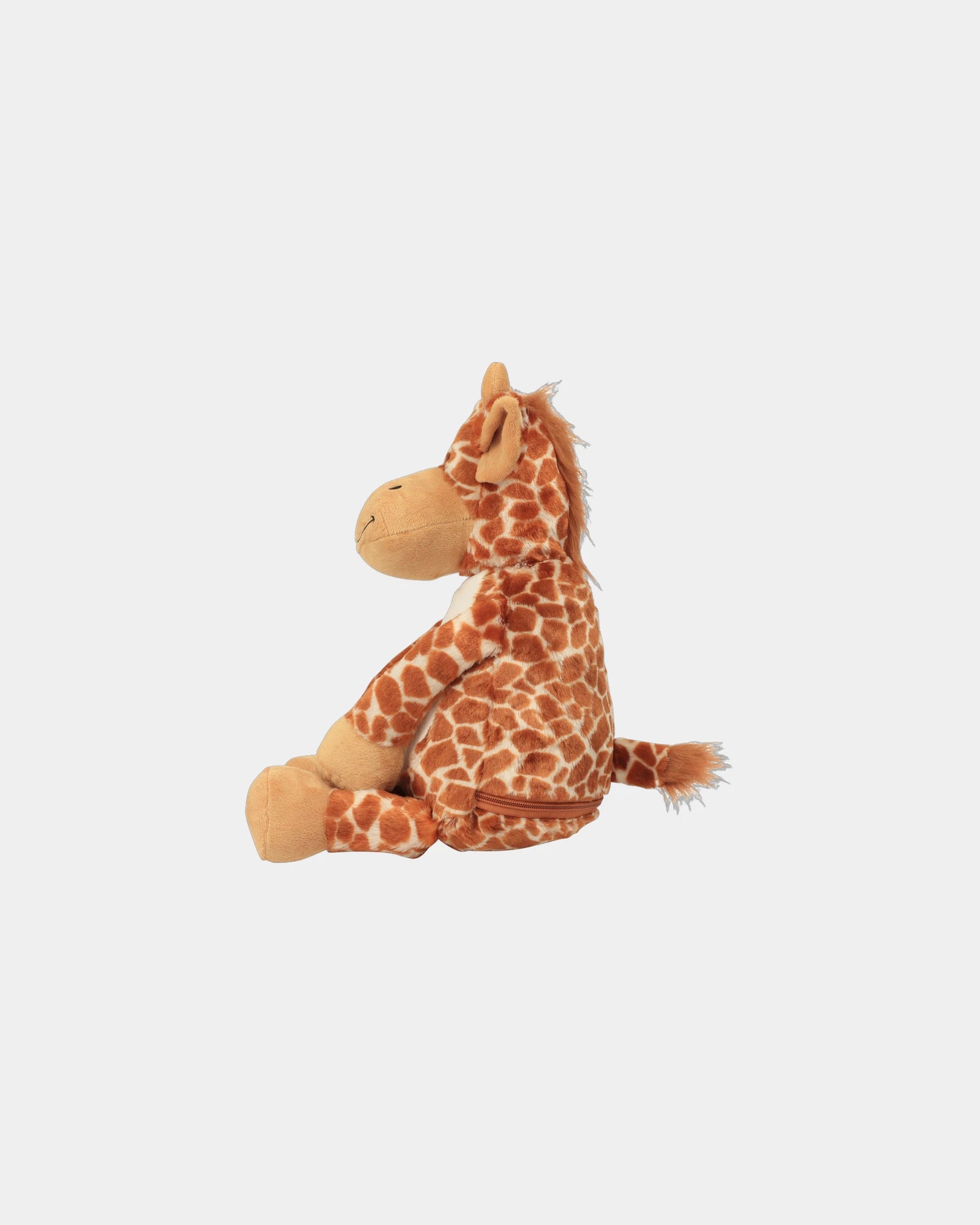 Peluche zippée Girafe polyester à personnaliser - 3