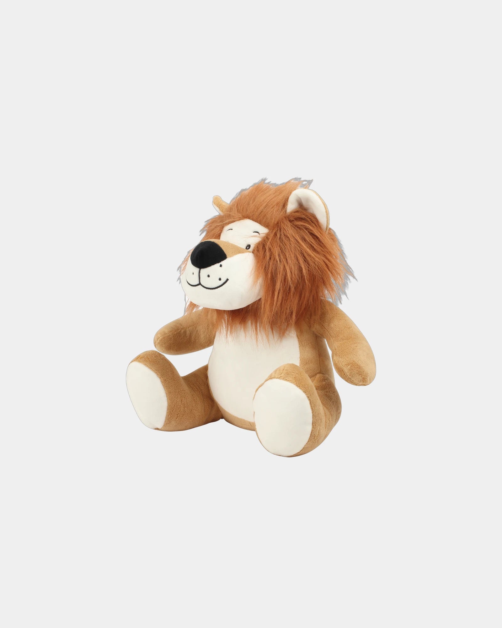 Peluche zippée Lion polyester à personnaliser - 2