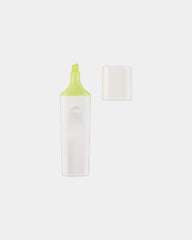 Surligneur RPET blanc à personnaliser - Jaune Fluo