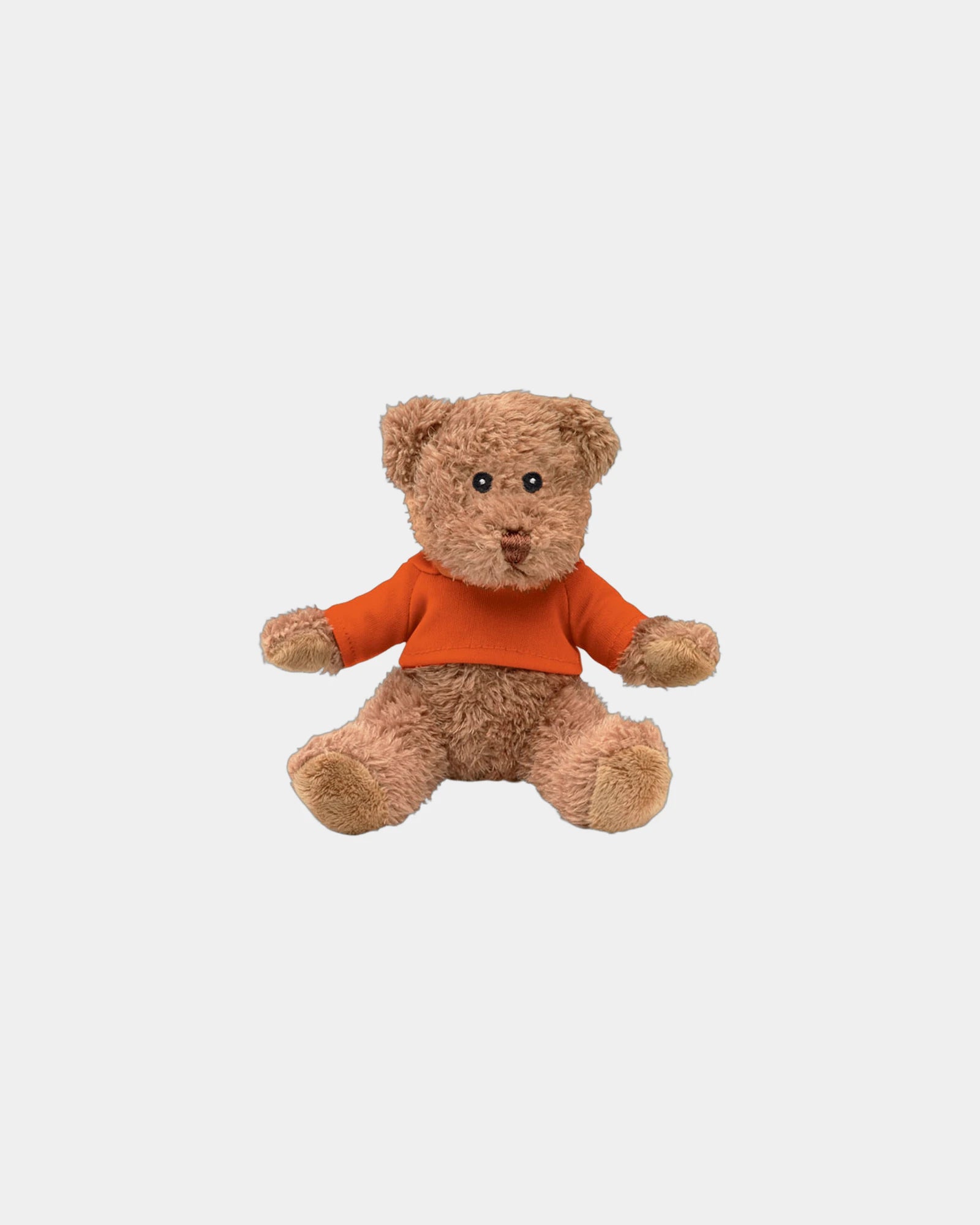 Peluche ourson avec t-shirt Johnny T à personnaliser - Orange