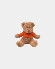 Peluche ourson avec t-shirt Johnny T à personnaliser - Orange