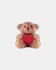 Peluche ours Cuddle avec cœur 13 cm à personnaliser - Rouge