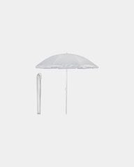 Parasol portable polyester Ø150 cm à personnaliser - Gris