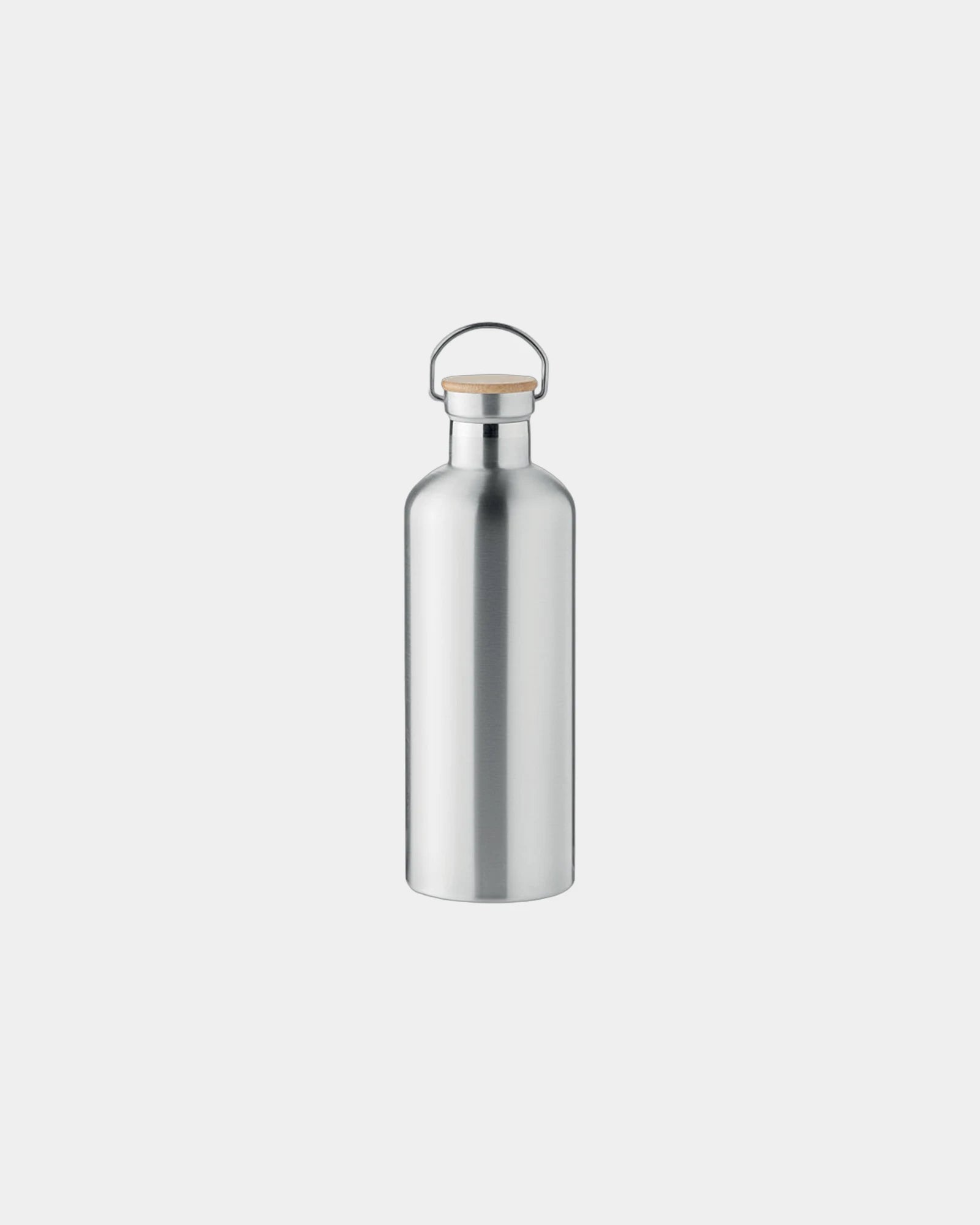 Garrafa térmica dupla parede aço 1,5L para personalizar - Prateado Fosco
