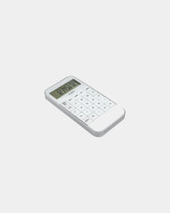 Calculatrice ABS 10 chiffres à personnaliser - Blanc