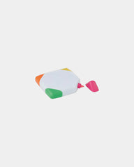Surligneur ABS Squarie boîtier 4 couleurs à personnaliser - 1
