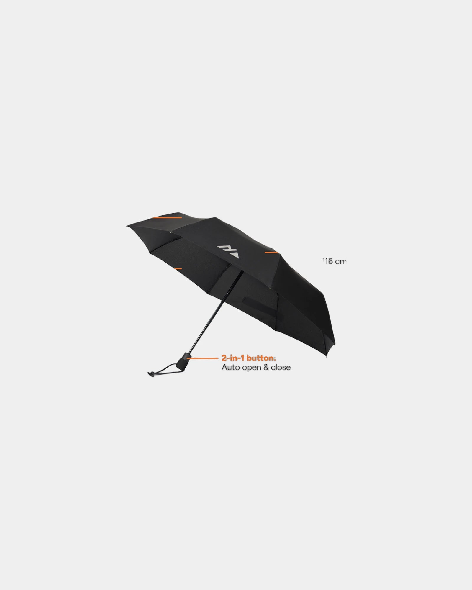 Parapluie tempête rPET AWARE™ à personnaliser - 1