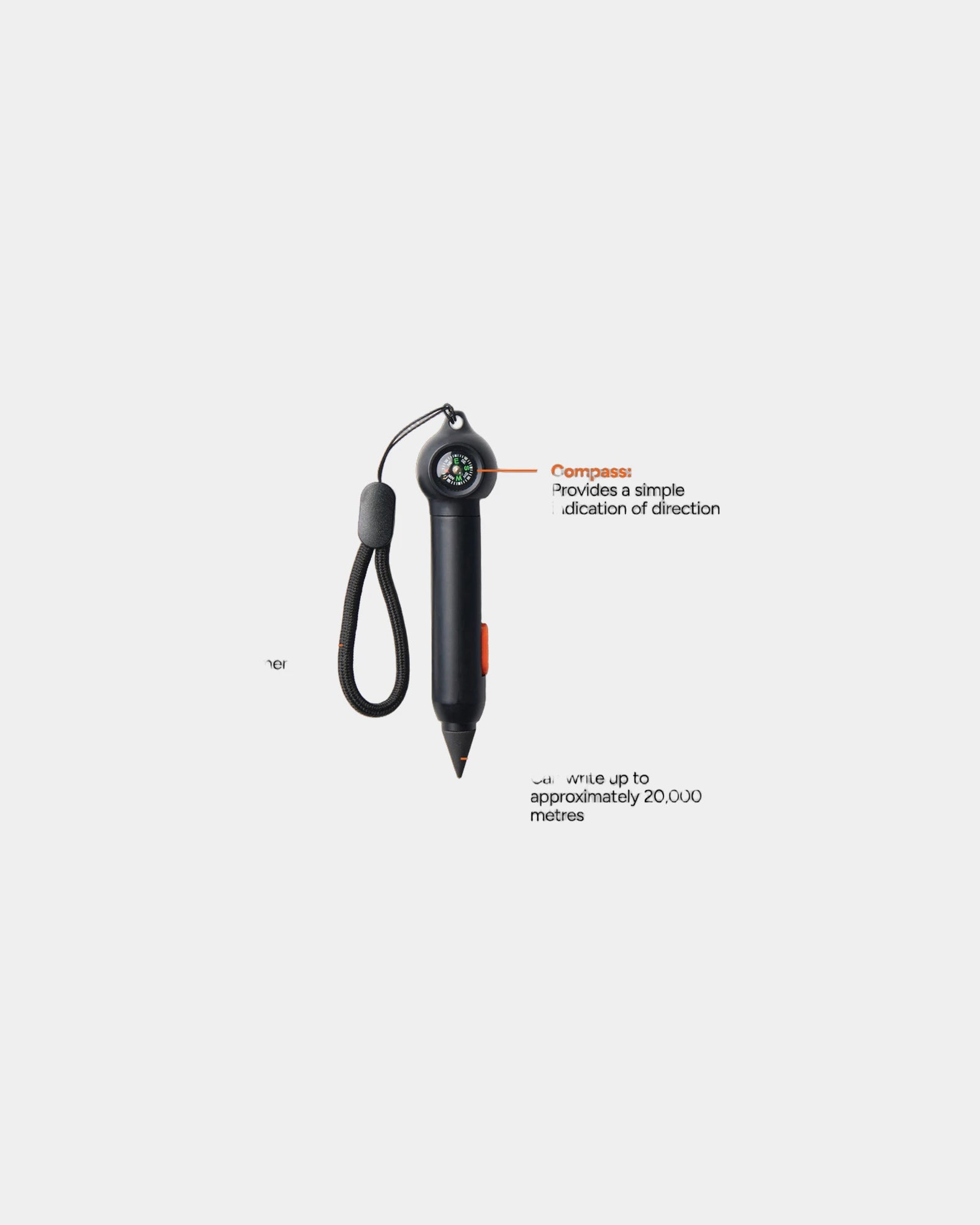 Crayon infini ABS recyclé Nordic Drift Trail à personnaliser - 1
