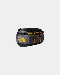 Sac duffel polyester recyclé The North Face 31L à personnaliser - Anthracite Grey Conrad Topos Print-Summit Gold