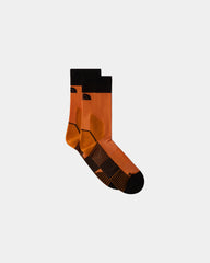 Chaussettes mi-mollets The North Face Trail Run à personnaliser - Vivid Flame-Tnf Black