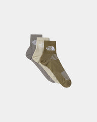 Chaussettes courtes amorties The North Face Multi Sport à personnaliser - Stone Slab-Desert Stone-Cedar