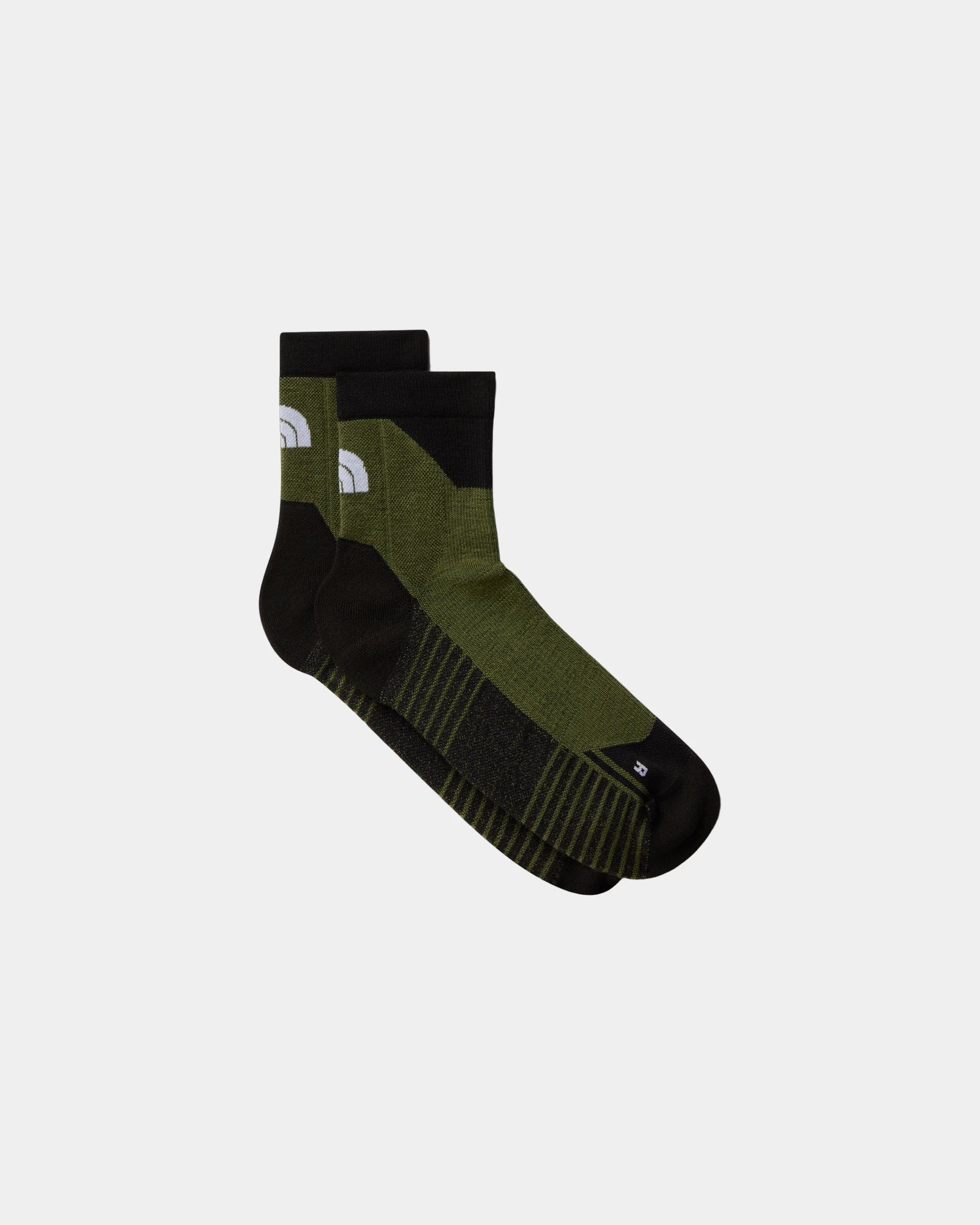 Chaussettes de randonnée basses The North Face à personnaliser - Bark Mist-Woodland Green-Tnf Black