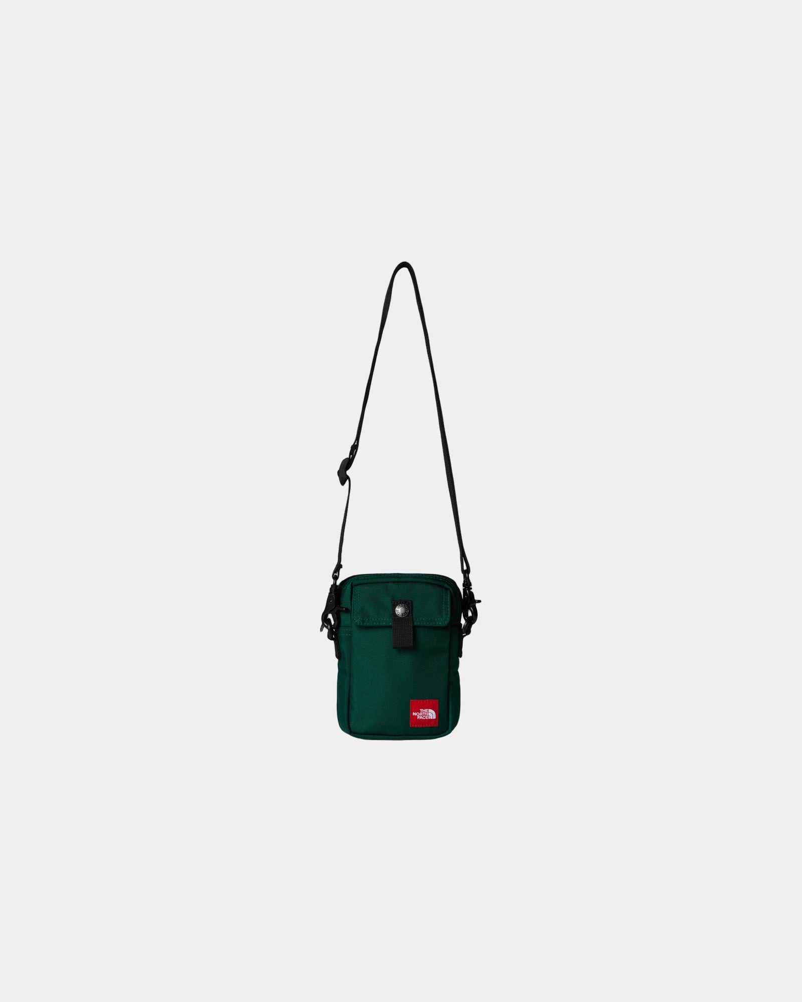 Sac bandoulière nylon recyclé The North Face Red Box à personnaliser - Hunter Green