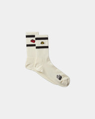 Chaussettes mi-mollet The North Face Everyday à personnaliser - White Dune
