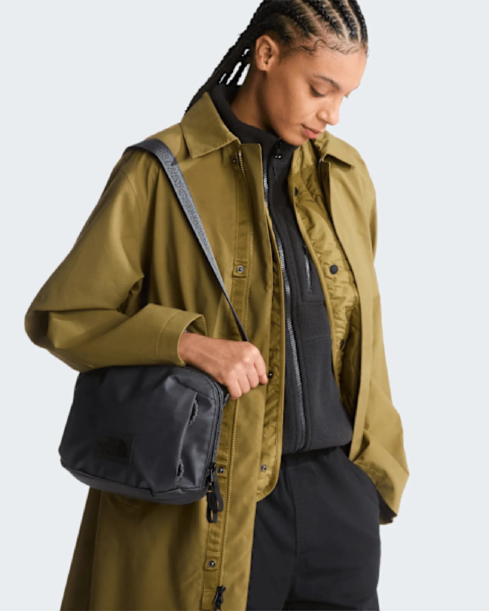 Sac sling polyester recyclé The North Face Voyager Pro à personnaliser - 10