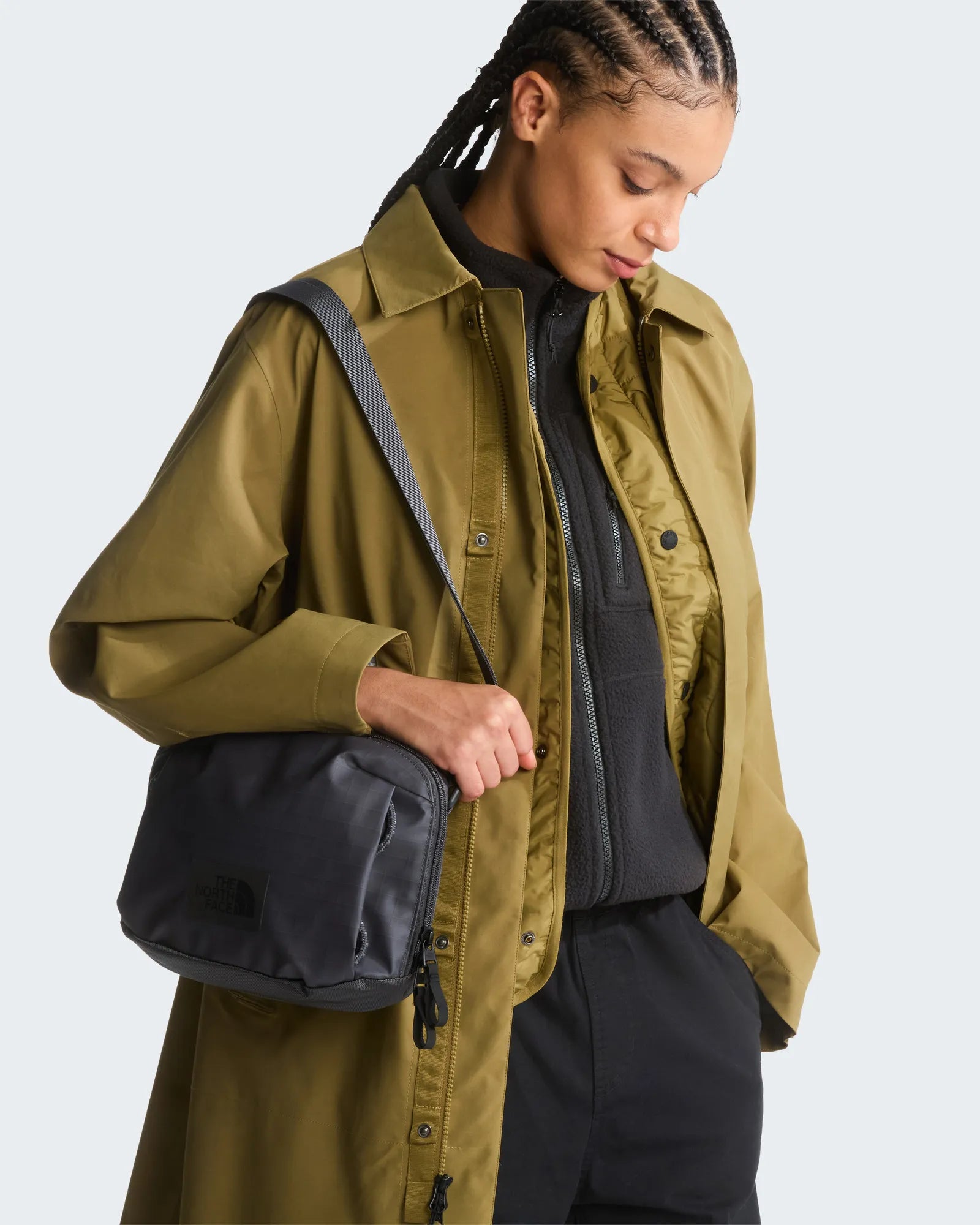 Sac sling polyester recyclé The North Face Voyager Pro à personnaliser - 9
