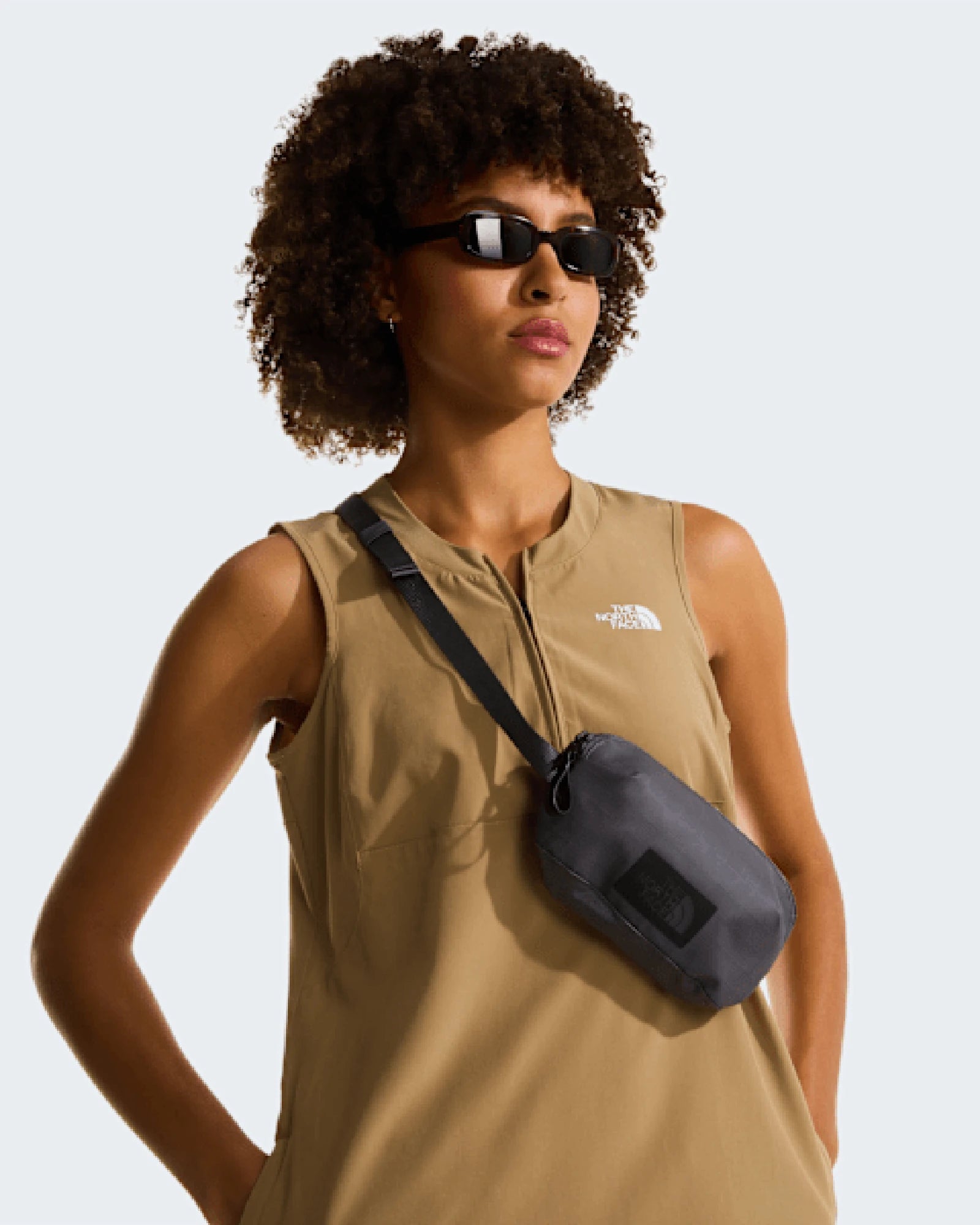 Sac bandoulière polyester recyclé The North Face Voyager à personnaliser - 9