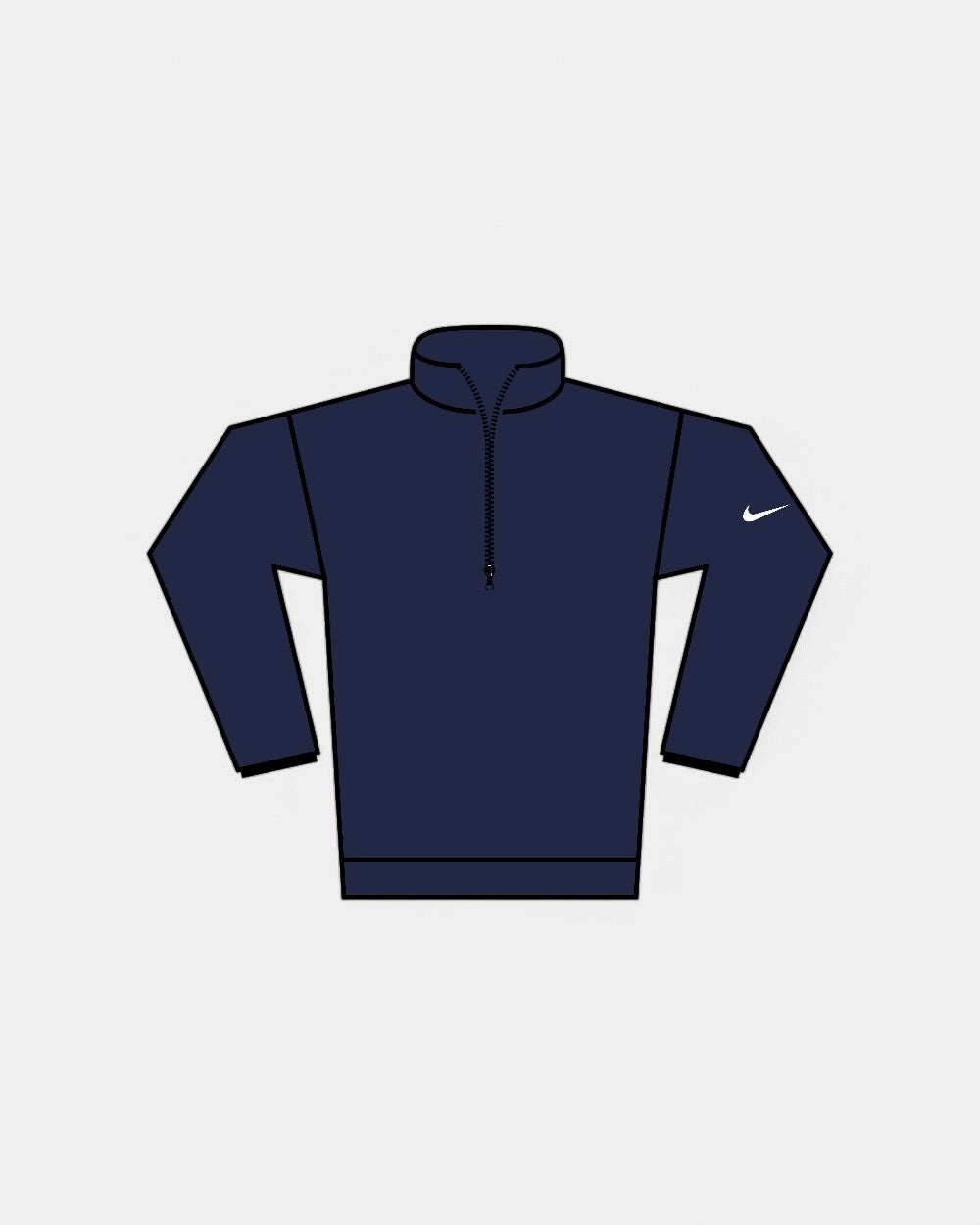 Nike Tour Half-Zip Piqué Top à personnaliser - 3