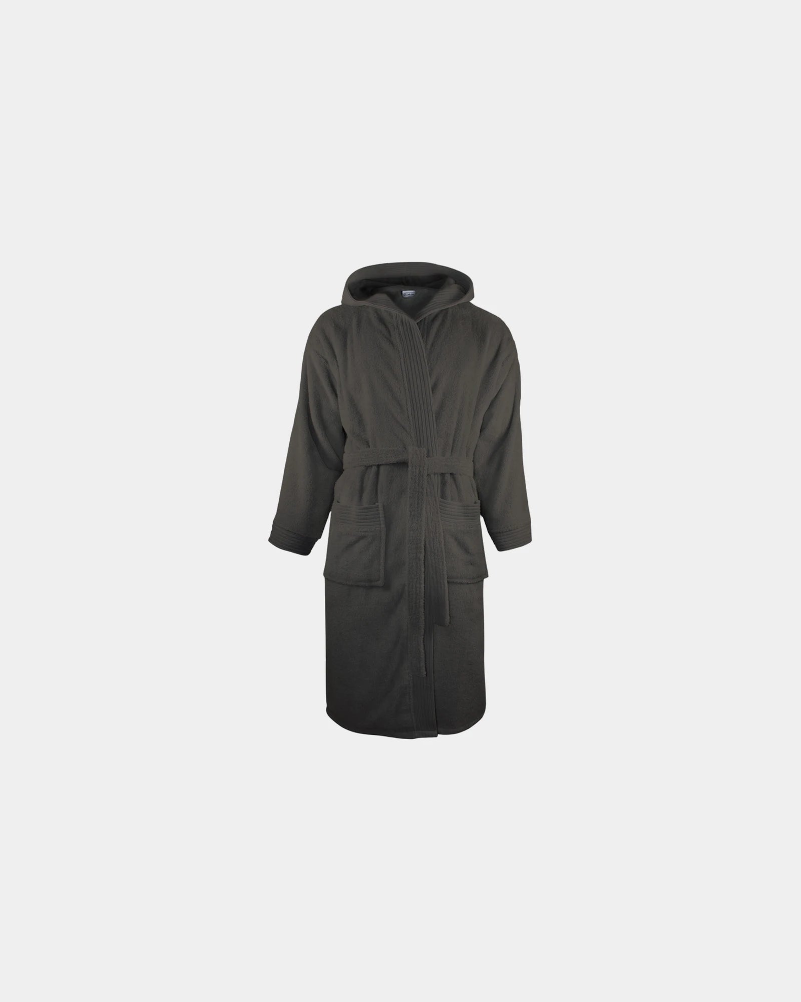 Peignoir capuche éponge coton 420g/m² à personnaliser - Anthracite
