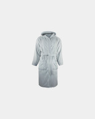 Peignoir capuche éponge coton 420g/m² à personnaliser - Silver Grey