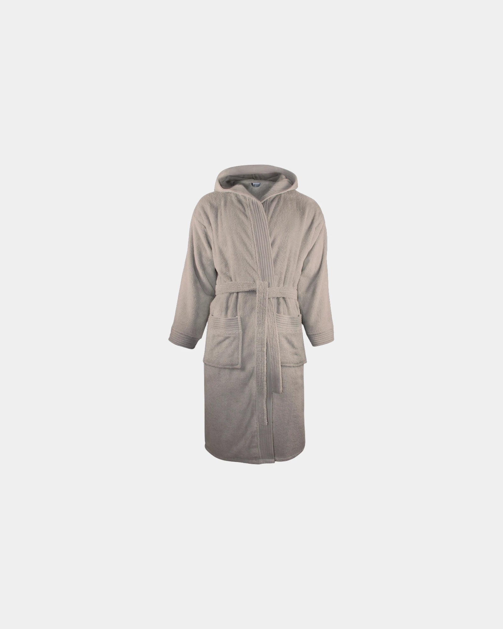 Peignoir capuche éponge coton 420g/m² à personnaliser - Taupe