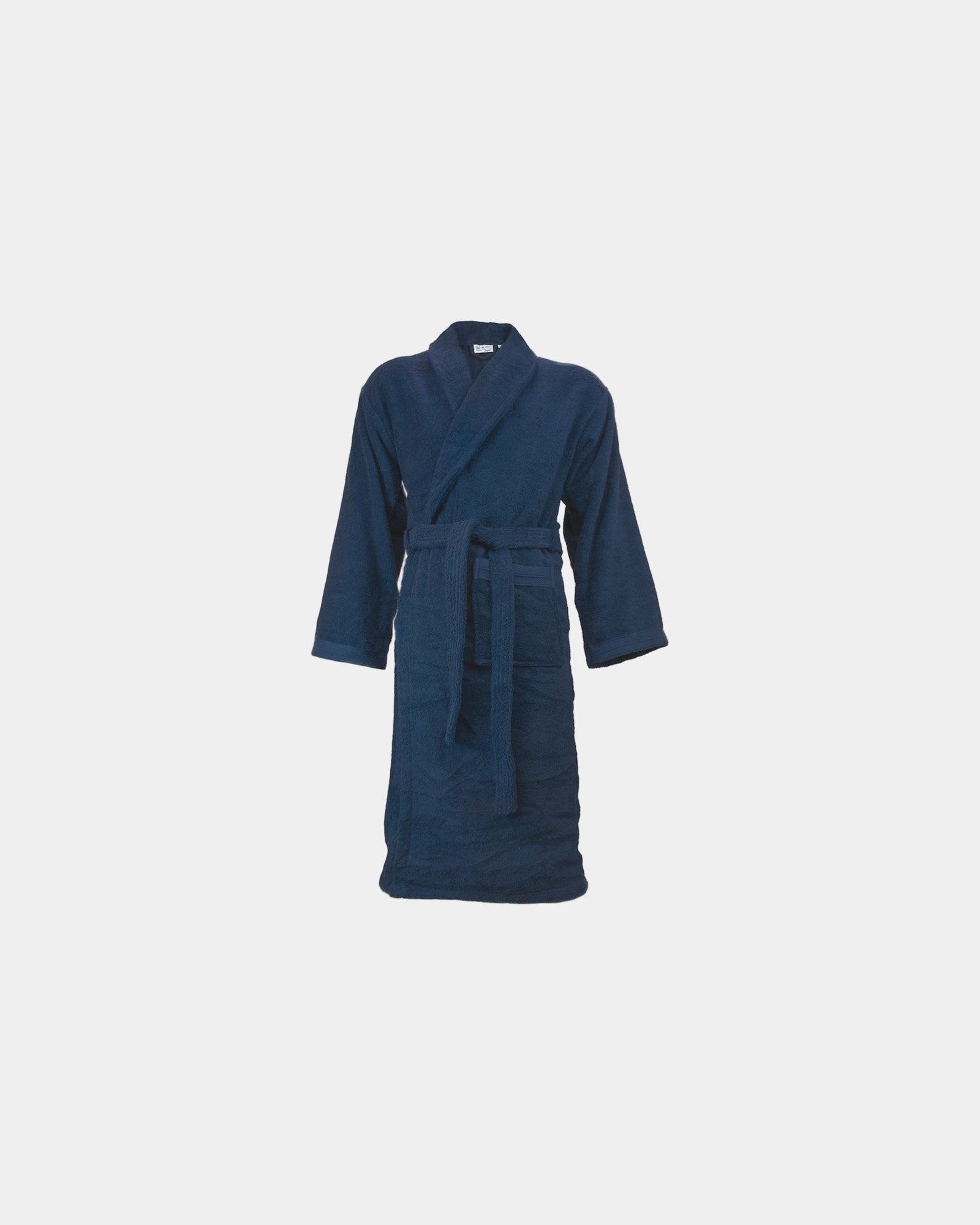 Peignoir éponge coton bio 420g/m² à personnaliser - Navy Blue