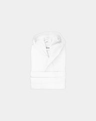 Peignoir capuche velours coton 450g/m² à personnaliser - White