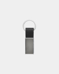 Porte-clés luxe en PU recyclé à personnaliser - Noir