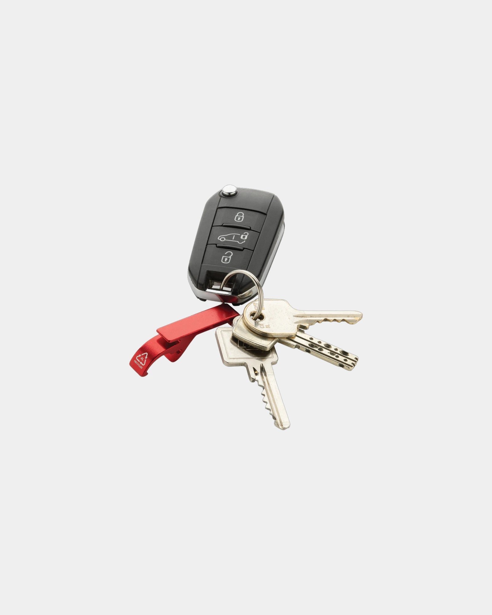 Porte-clés décapsuleur aluminium recyclé à personnaliser - 13