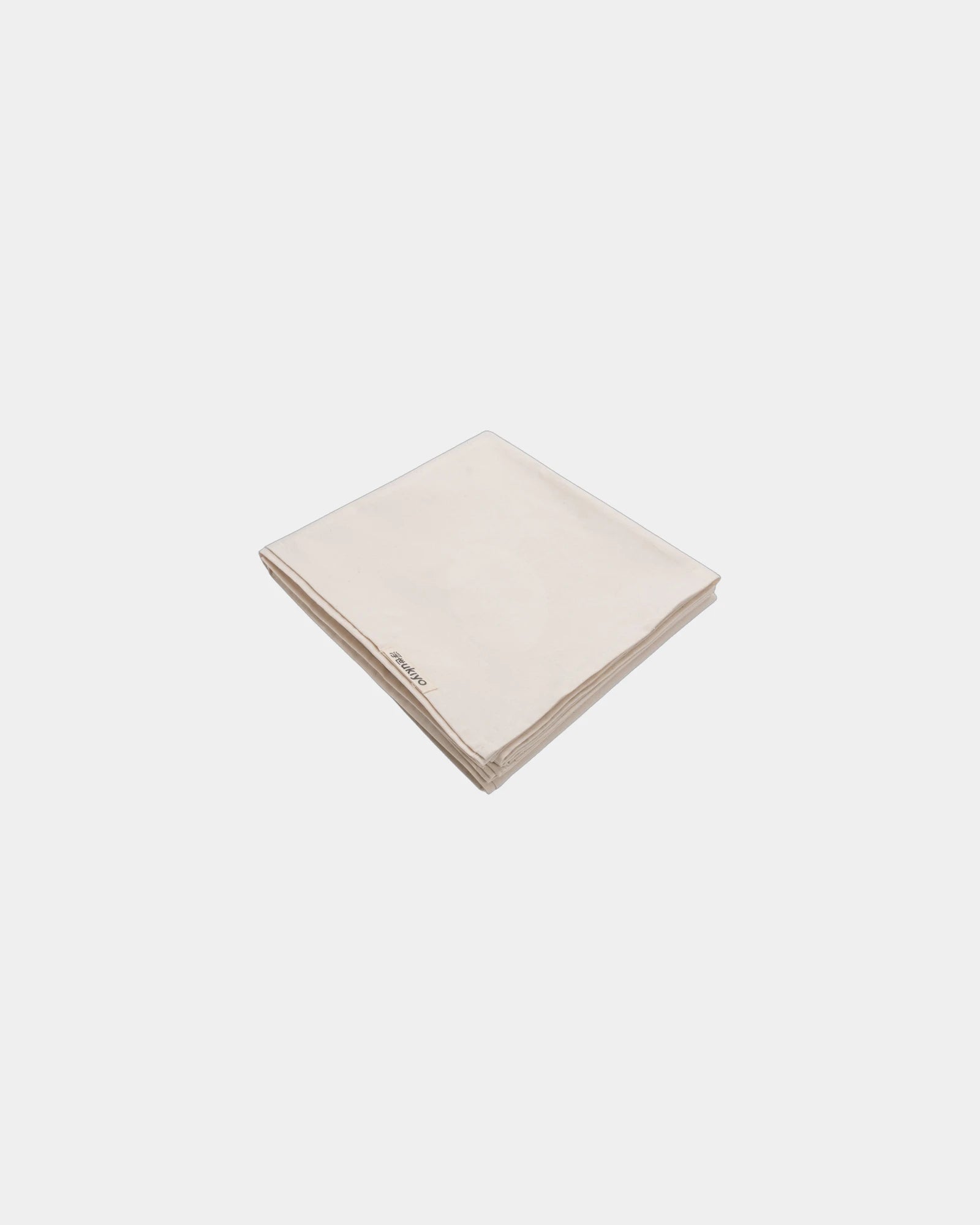 Nappe de table coton recyclé 250x140cm à personnaliser - Blanc Cassé