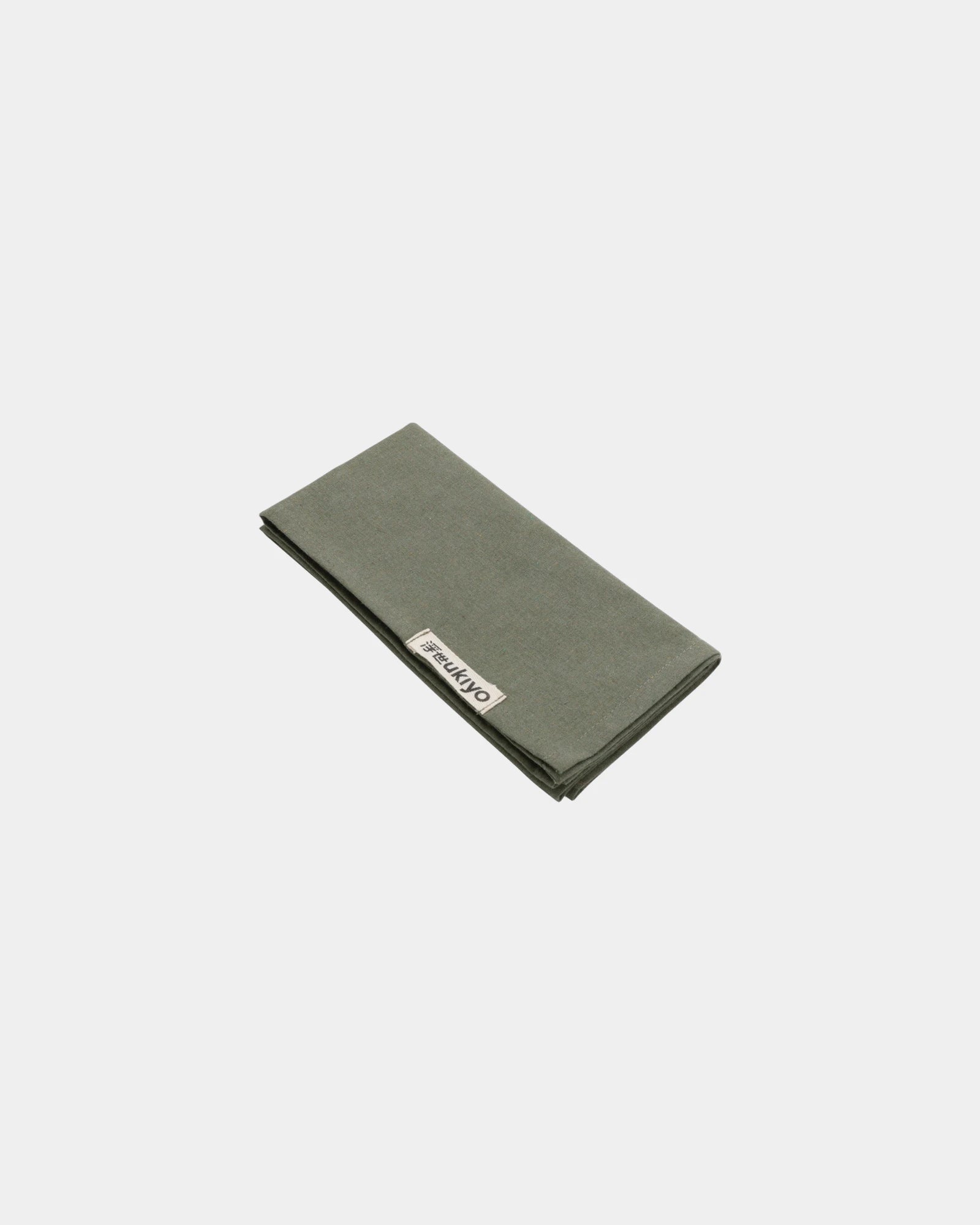 Conjunto guardanapos algodão Ukiyo para personalizar - Verde