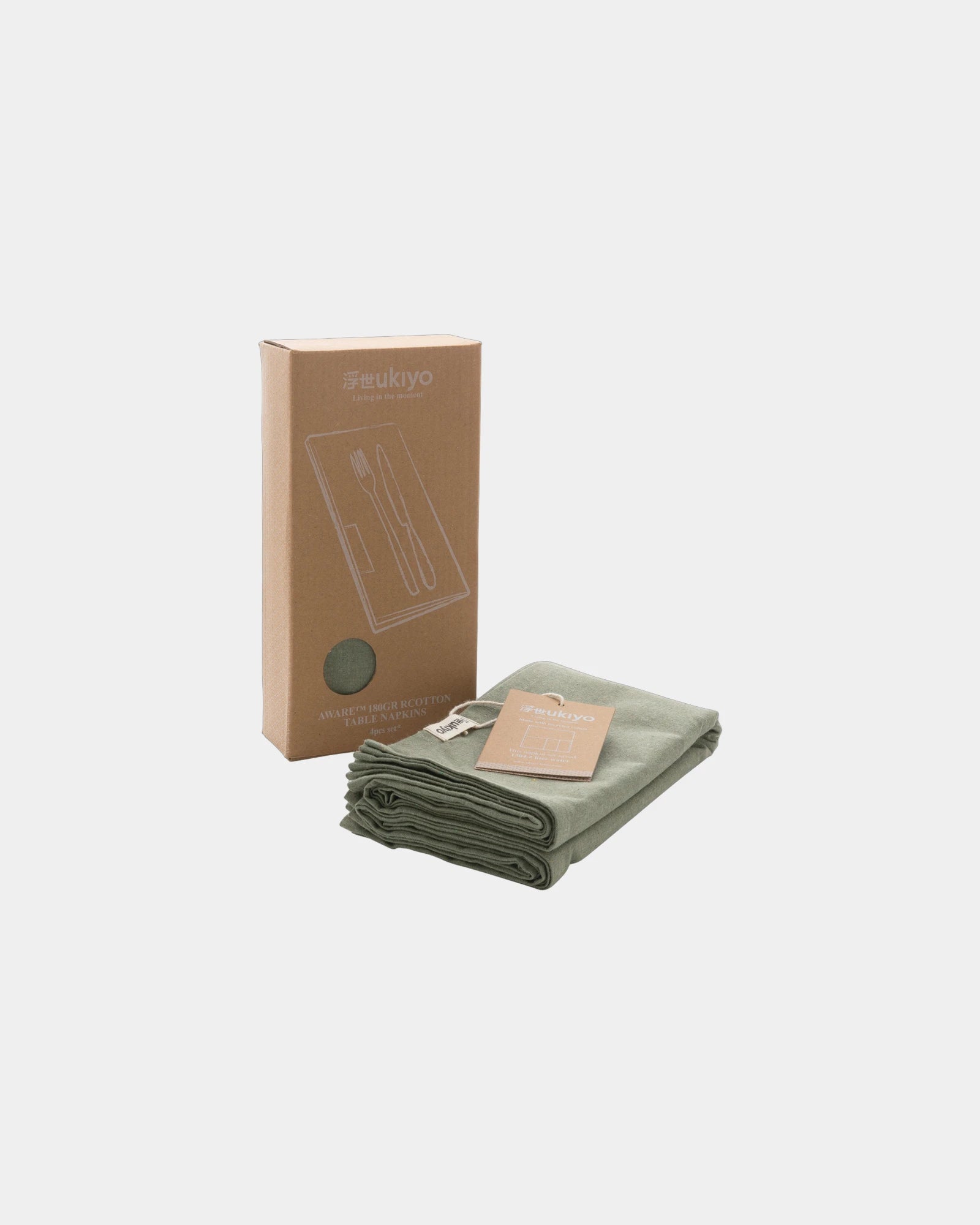 Conjunto guardanapos algodão Ukiyo para personalizar - 15