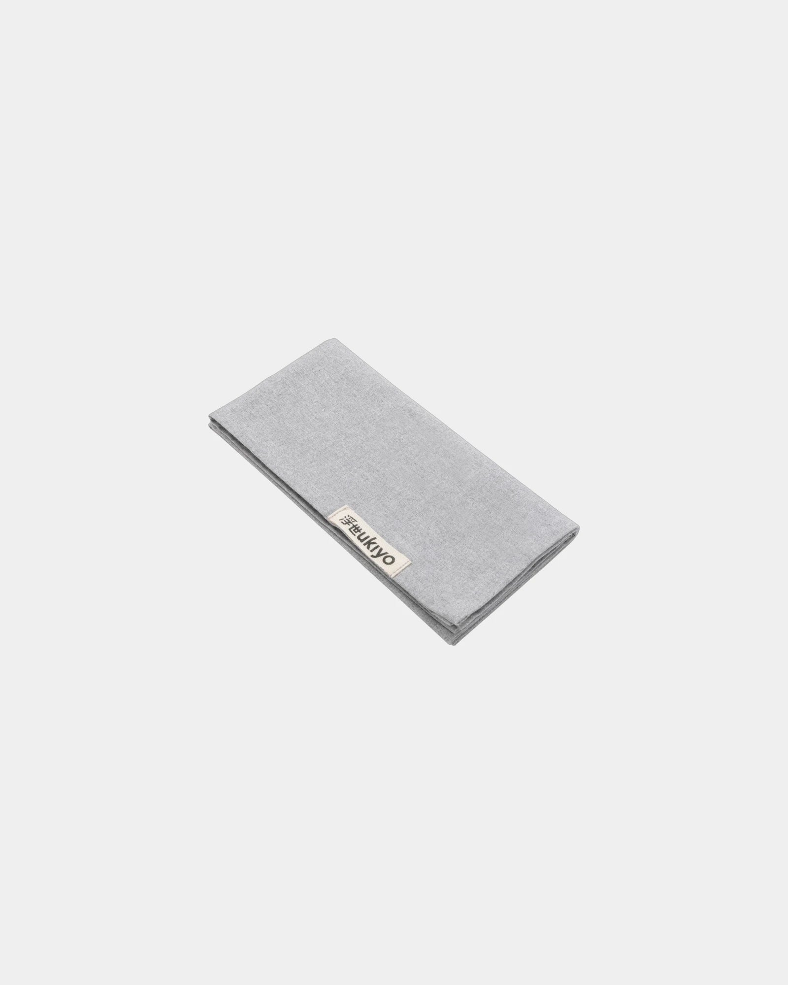 Conjunto guardanapos algodão Ukiyo para personalizar - Cinzento
