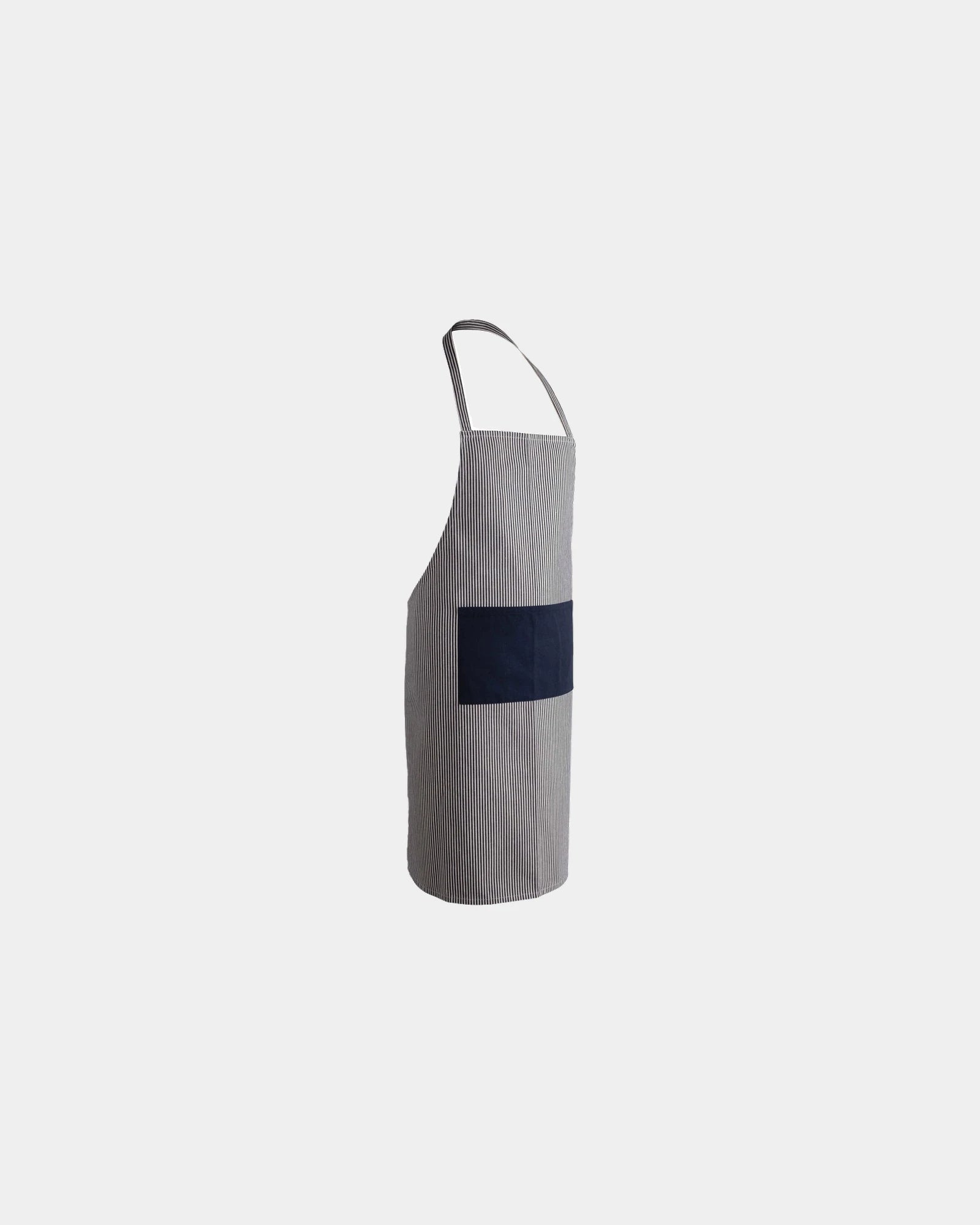 Tablier en coton recyclé Ukiyo 280gr à personnaliser - Bleu Marine
