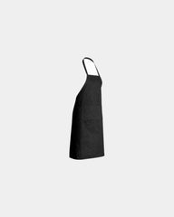 Tablier coton recyclé à personnaliser - Noir