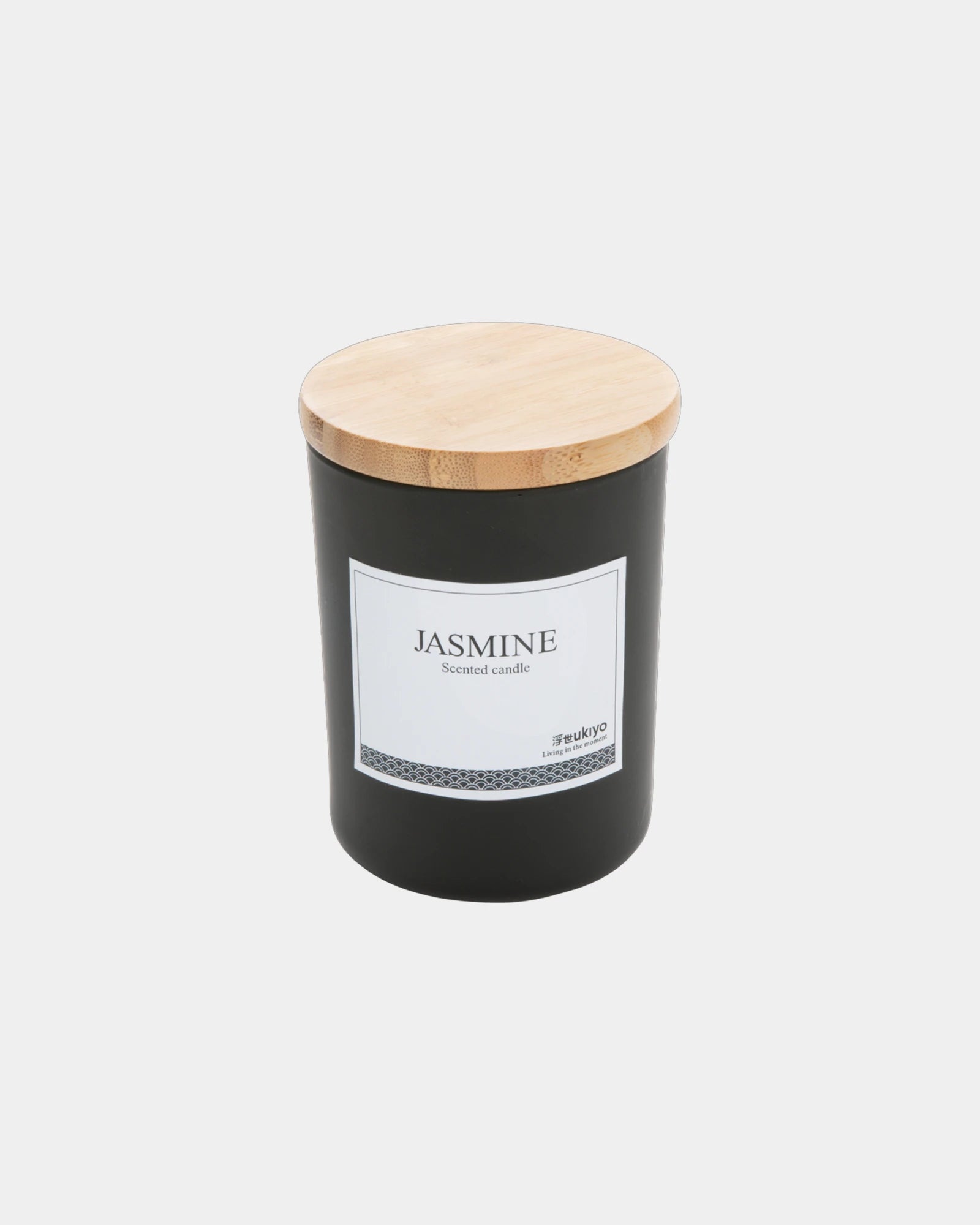 Bougie parfumée avec couvercle en bambou Ukiyo à personnaliser - 2