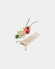 Set de pailles en acier inoxydable à personnaliser - 1