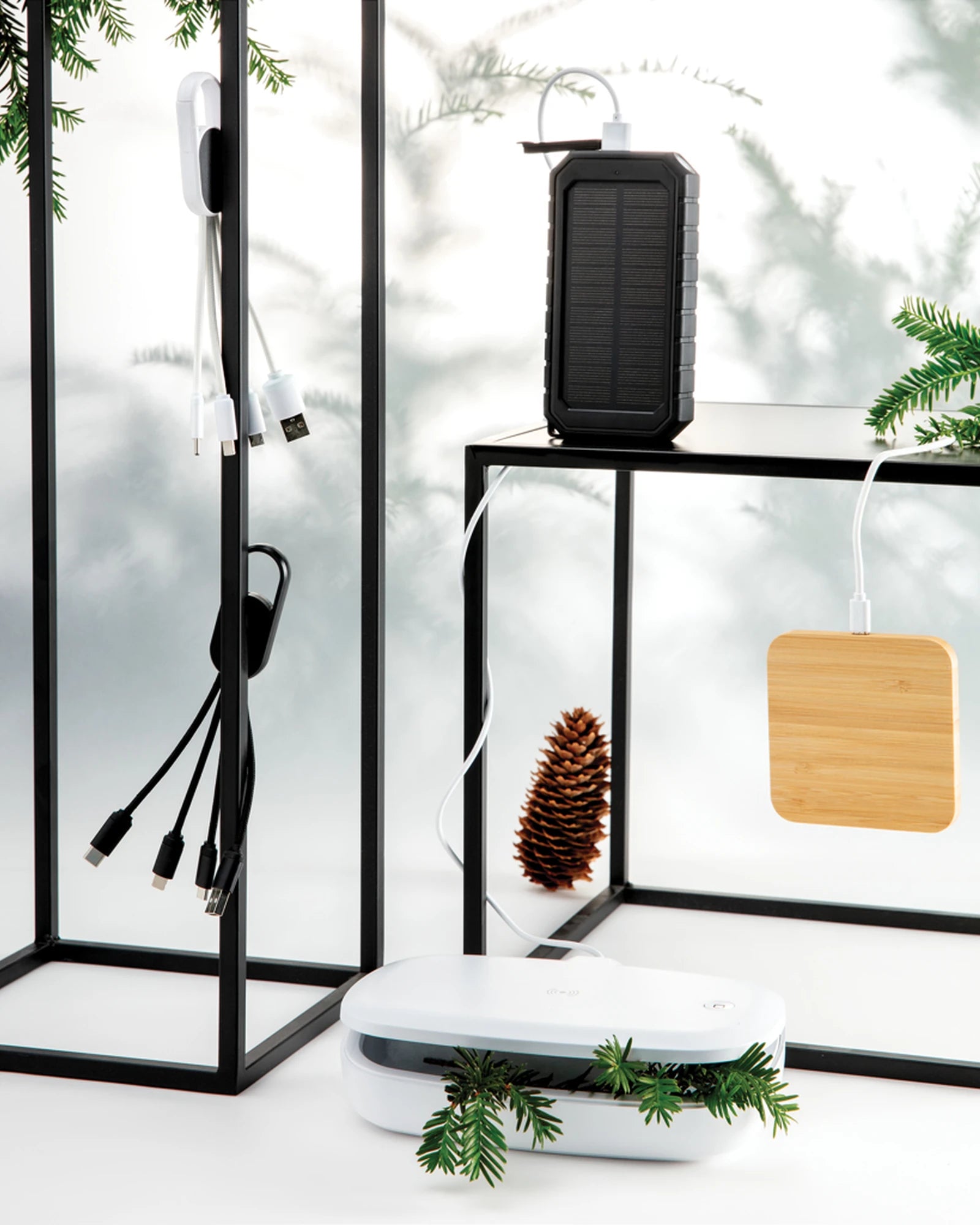 Boîte de stérilisation UV-C avec chargeur sans fil à personnaliser - 9