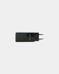 Chargeur mural USB 3 ports PD 65 W Philips à personnaliser - Noir