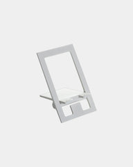 Support téléphone pliable ABS recyclé à personnaliser - Blanc
