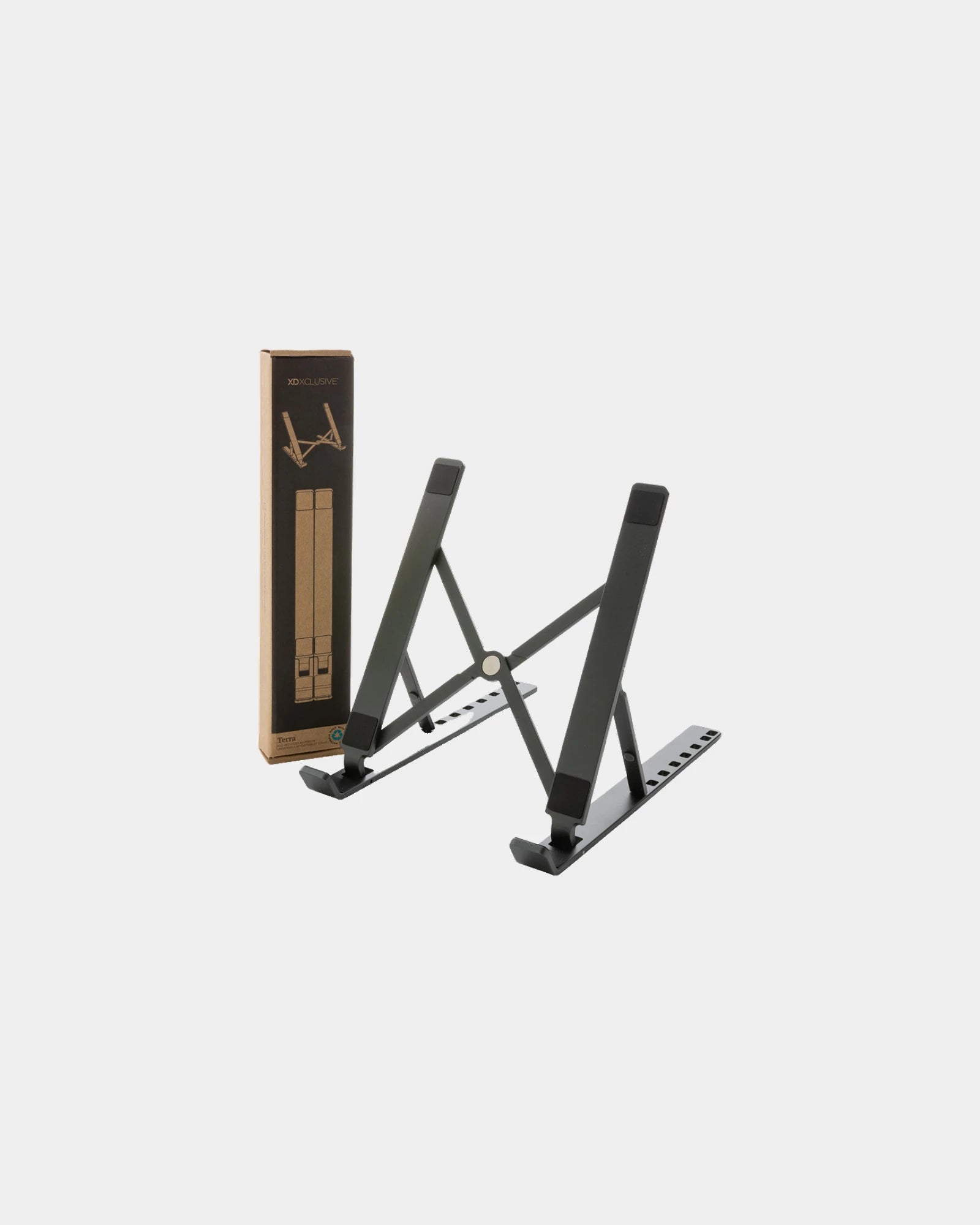 Support ordinateur/tablette en aluminium recyclé RCS Terra à personnaliser